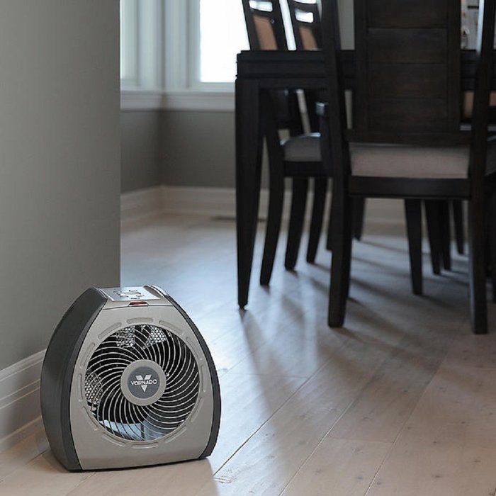NEW!! "Cool-to-the-Touch" & "Fire-Resistant" Steel Housing TouchStone Whole Room Vortex Heater with Timer & Remote... N3