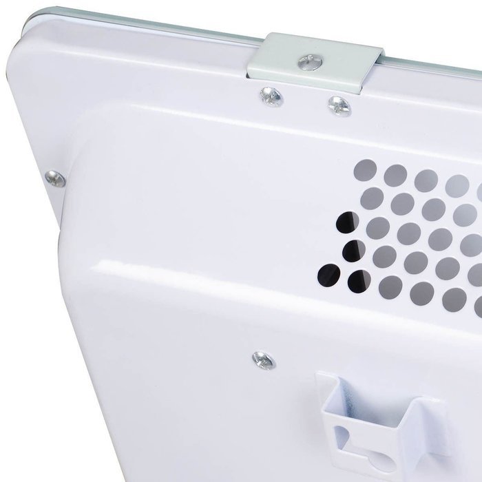 MasterPanel - 1500W LCD Glass Panel Heater Wall Mount Silent Energy Saving Compact White #TP3298 N4