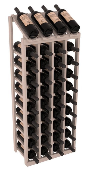 Wine Racks America Ponderosa Pine 4 Column 10 Row Display Top Kit. 13 Stains to Choose From!
