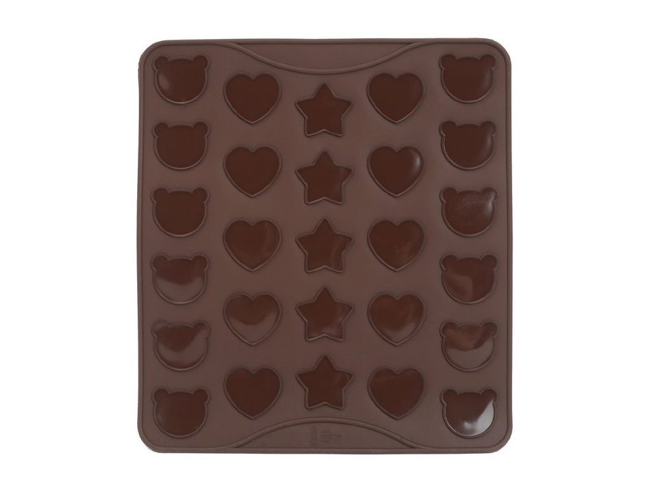Bear Star Heart Silicone Mat Macarons 27 Holes Jelly Fondant Cake Chocolate Mold Bakeware Silicone Tool Baking...