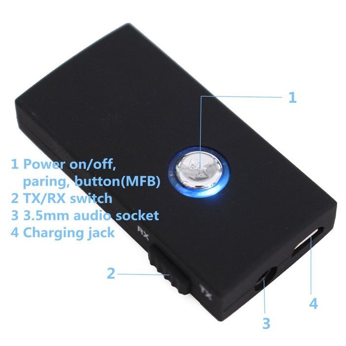 Archeer 2-in-1 3.5mm Bluetooth Audio Transmitter and Receiver Wireless Audio Adapter for Headphones, TV, Computer...