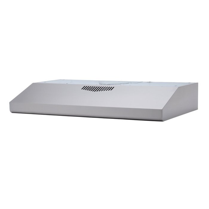 KOBE Range Hoods CHX3030PDS-GC KOBE Brillia 30-Inch Under Cabinet Push Button Glass Parametric Panel Range Hood