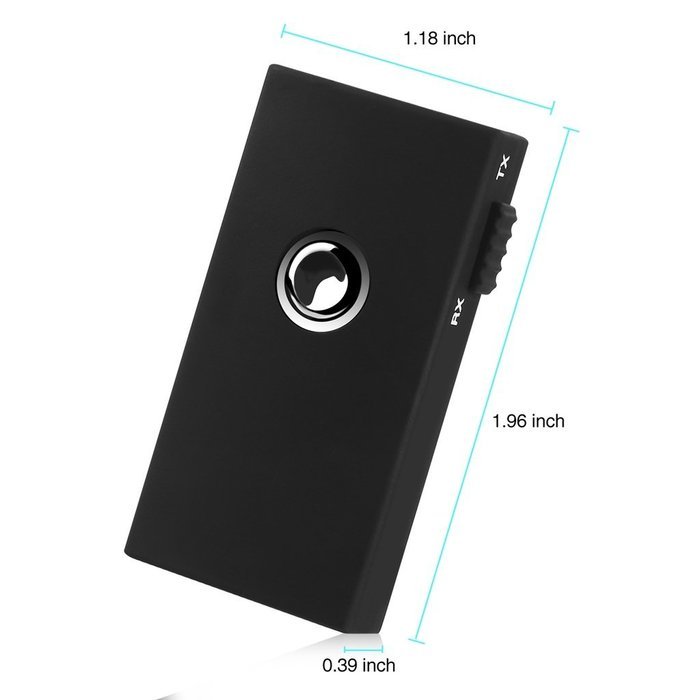 NONMON 2 in 1 Bluetooth Transmitter/Receiver, 3.5 mm Stereo Audio Cable Connector Wireless Bluetooth Adapter for... N2