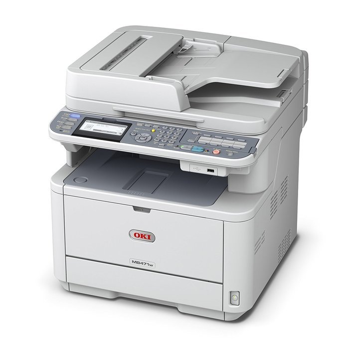 Oki Data MB471w LED Multi-Function Printer (WIRELESS) &ndash; Monochrome &ndash; Copier/Fax/Printer/Scanner