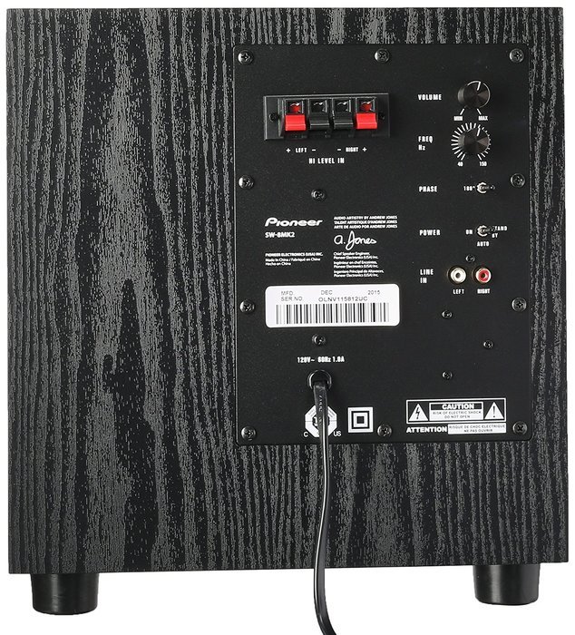Pioneer SP-FS52-LR Andrew Jones Designed Floor standing Loudspeaker (each) and AmazonBasics 16-Gauge Speaker Wire...