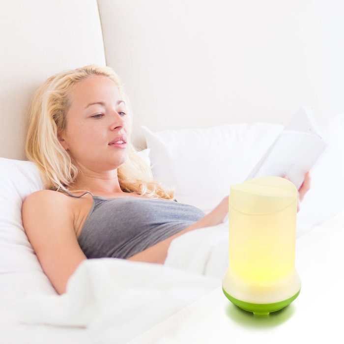 Humidifier, Hard Crafts Personal Humidifier - 80 ml Portable Cool Mist Humidifier with Aroma Diffuser with LED... N3