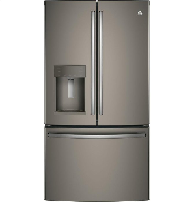 GE Slate French-Door Bottom Freezer Refrigerator N2