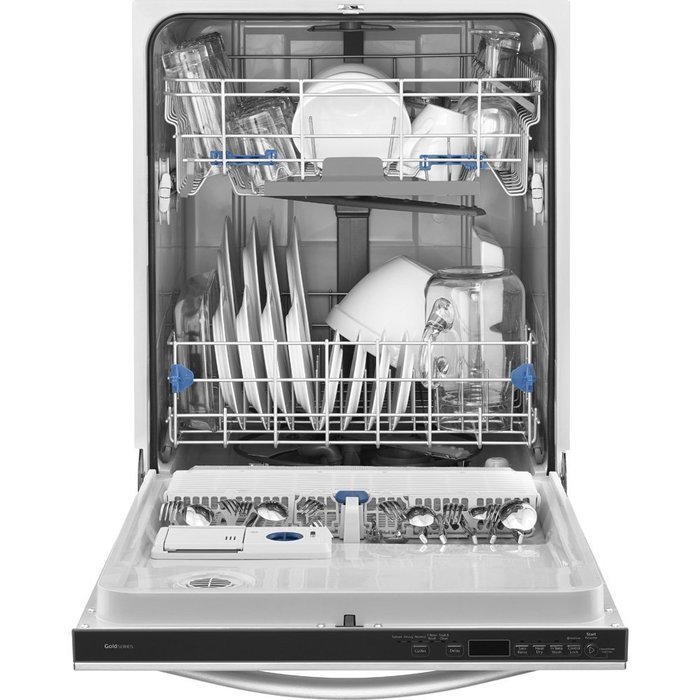 Whirlpool Gold Series Black Built-In Dishwasher With Silverware Spray ...