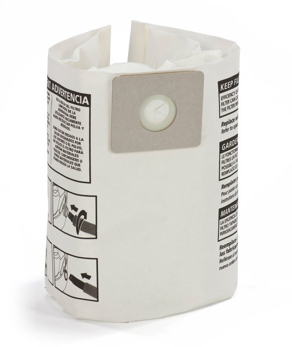 Shop Vacuum Cleaner 4 Gallons, 15,1 Liters Type Ll Bags Part # 90660 (3 in Pack)