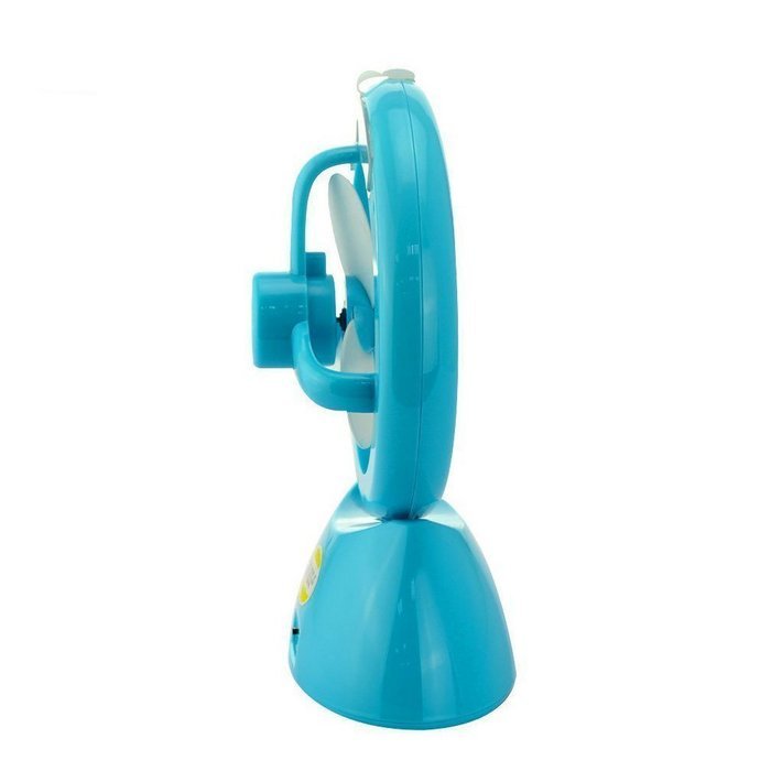 Desktop Rechargeable USB Mini Mute Fan + Humidifier 3 mode With retail packaging (Blue) N3
