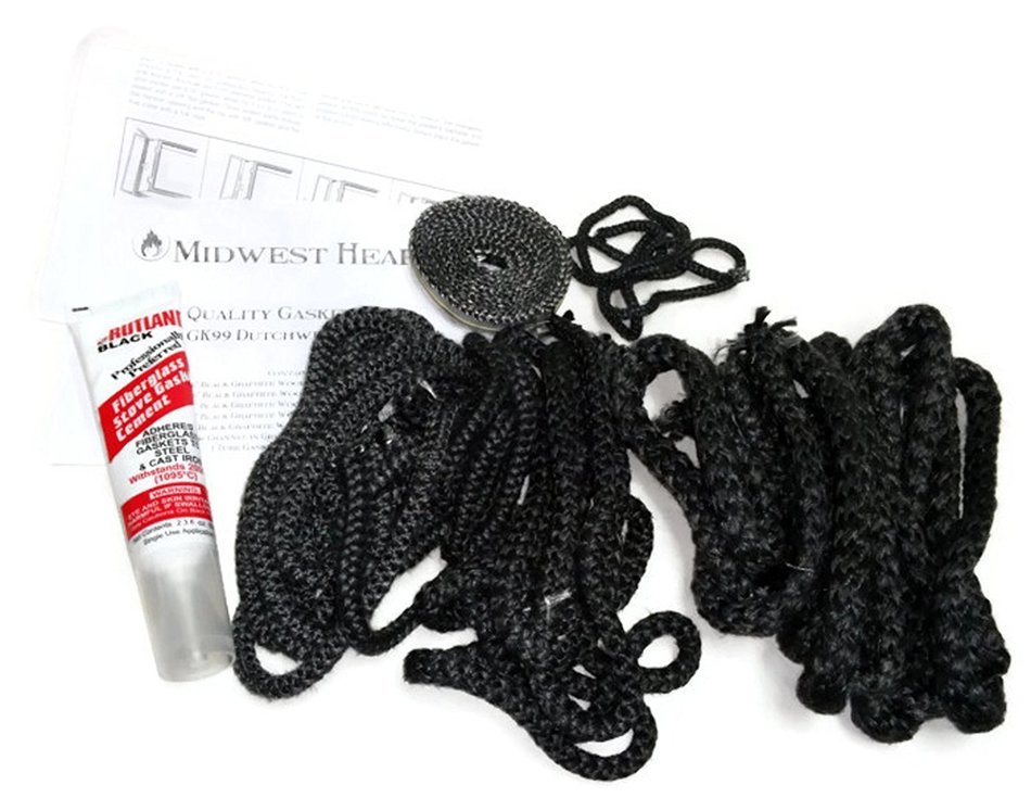 GK99 Dutchwest Sequoia Stove Gasket Kit for Vermont Castings | Premium Kit by Midwest Hearth