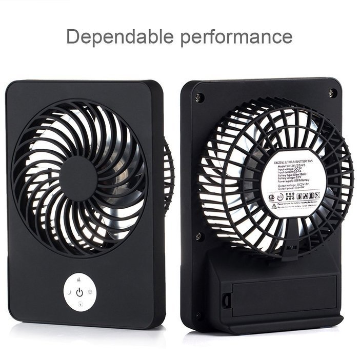 Momoday&reg; Electric Personal Fan Mini Air Conditioner Portable fan Rechargeable Fan 3 Speeds Desktop Summer Cooler... N23