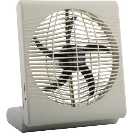 O2Cool 8" Battery Operated Portable Fan with Adapter (Gray) N2