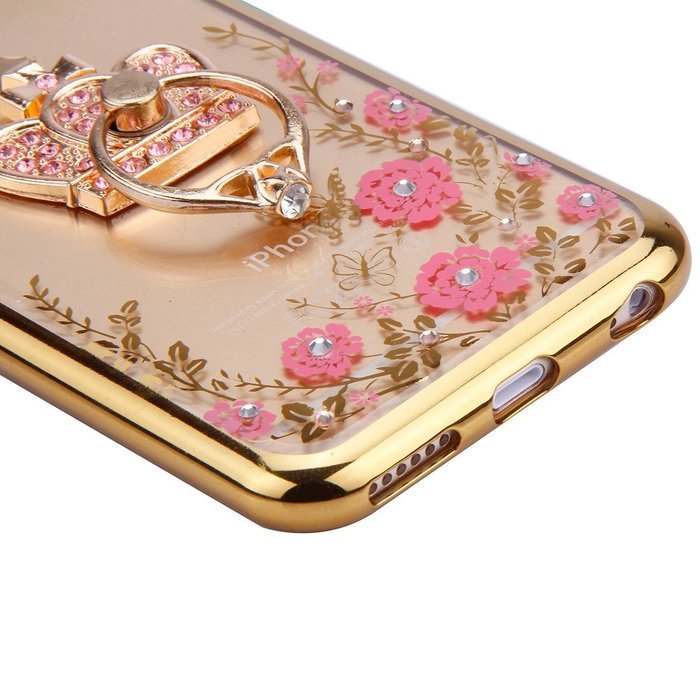 iPhone 6S Case,iPhone 6 Case, PHEZEN iPhone 6S TPU Case Luxury Bling Diamond Crystal Clear Soft TPU Silicone Back... N48