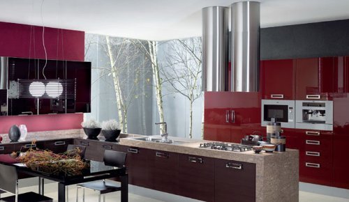 Cylindra Isola 15" 600 CFM Convertible Island Range Hood