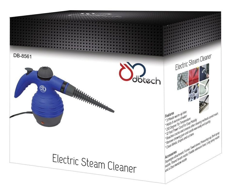 Handheld Multi-Purpose Pressurized Steam Cleaner for Stain Removal, Curtains, Crevasses, Bed Bug Control, Car... N2