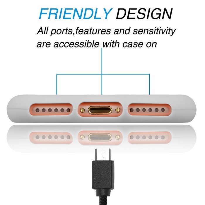 iPhone 7 Case, [4.7 Inch] HLCT Slim Fit Thin, Soft Interior Silicone Bumper & Hard PC Back, Shock-Absorption Hybrid... N4
