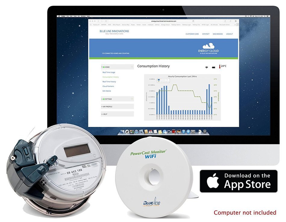 PowerCost Monitor BLI 32000 Wi-Fi Bridge and Sensor N2