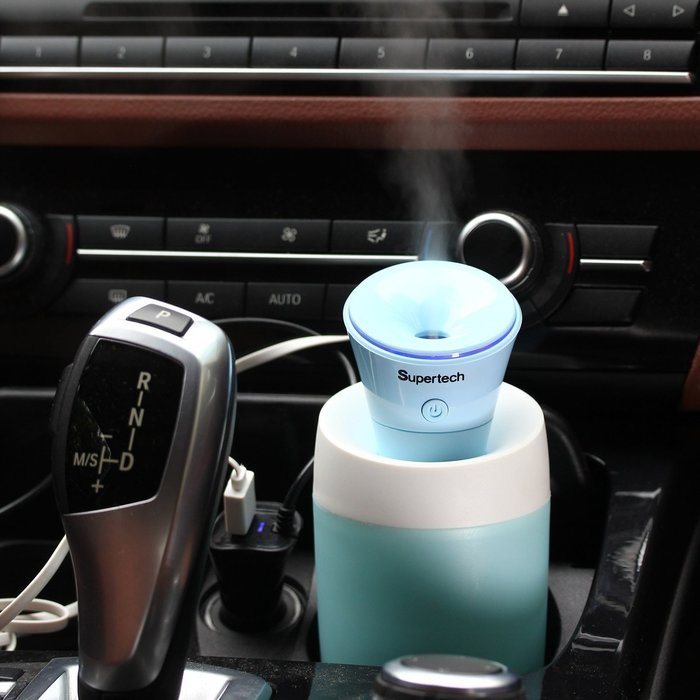 Supertech Small Car humidifier Protable Humidifier Ultrasonic Cool Mist Humidifier Mini Humidifier Personal Humidifier... N16