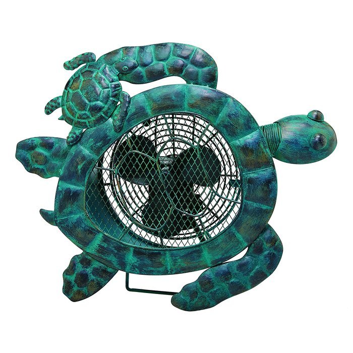 Deco Breeze Turtle Figurine Fan
