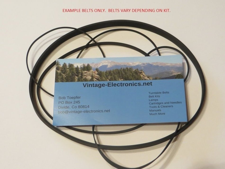 Nakamichi BX-1 Belt Kit (both belts & idler tire) **LIFETIME WARRANTY