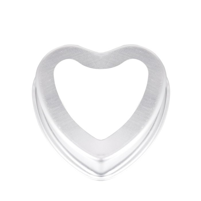 iEFiEL Holiday Cake Cooking Making Heart Mini Cake Pan DIY Baking Mould Removable Bottoms (3 Inch) N2