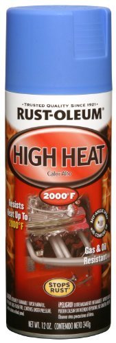 Rust-Oleum 248909 Automotive 12-Ounce High Heat 2000 Degree Spray Paint, Flat Blue by Rust-Oleum