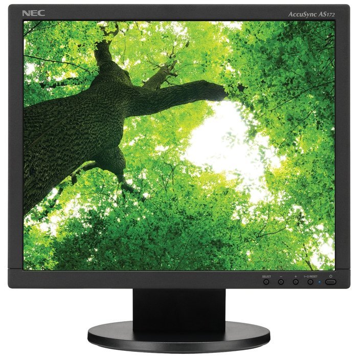 NEC AS172-BK / Display AccuSync AS172-BK 17" LED LCD Monitor - 5:4 - 5 ms 1280X1024 1000:1...