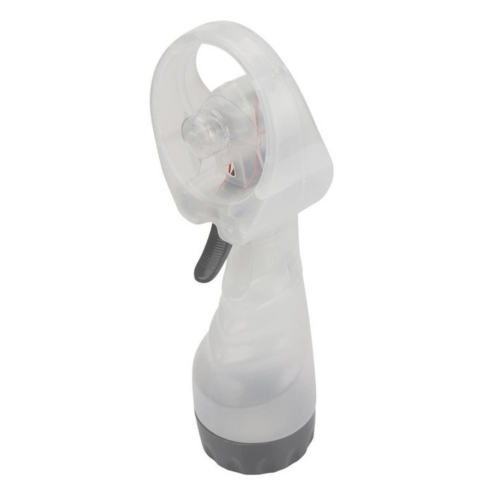 AMA(TM) Personal Portable Handheld Mini Fan Two Leaves Battery Operated Air Conditioner Cooler (White) N17