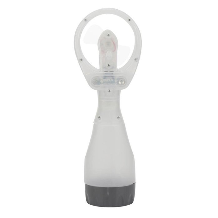 AMA(TM) Personal Portable Handheld Mini Fan Two Leaves Battery Operated Air Conditioner Cooler (White) N18
