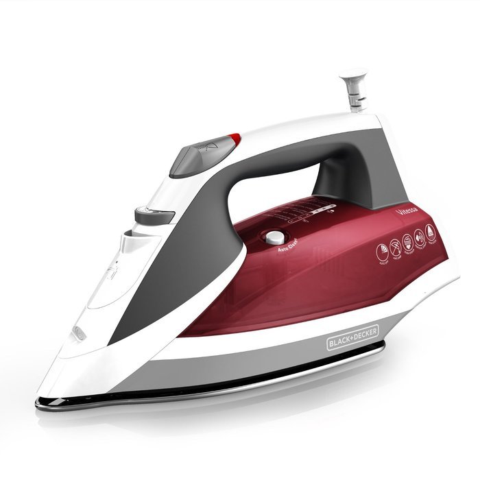 BLACK+DECKER IR2050 Vitessa Advanced Steam Iron with Stainless Steel Dual Position Cord N10
