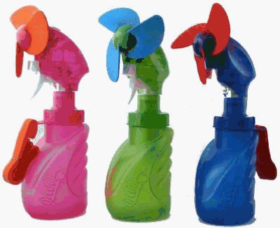 O2 Cool 2059 Squeeze Breeze Fan, Assorted Color