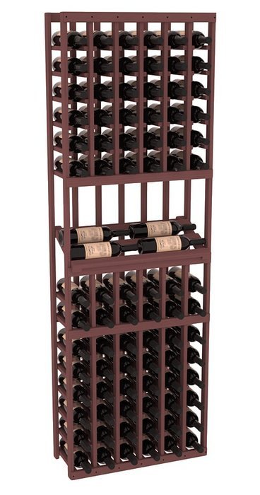 Wine Racks America Ponderosa Pine 6 Column Side Display Kit. 13 Stains to Choose From!
