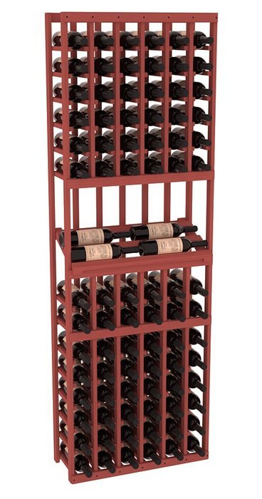 Wine Racks America Ponderosa Pine 6 Column Side Display Kit. 13 Stains to Choose From! N2