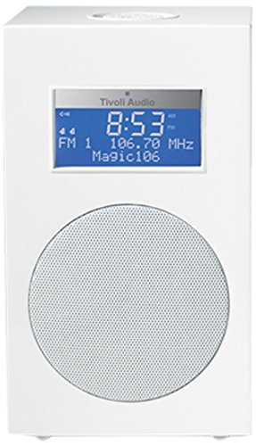 Tivoli Audio M10FW Model 10 AM/FM Clock Radio (Frost White/Silver)