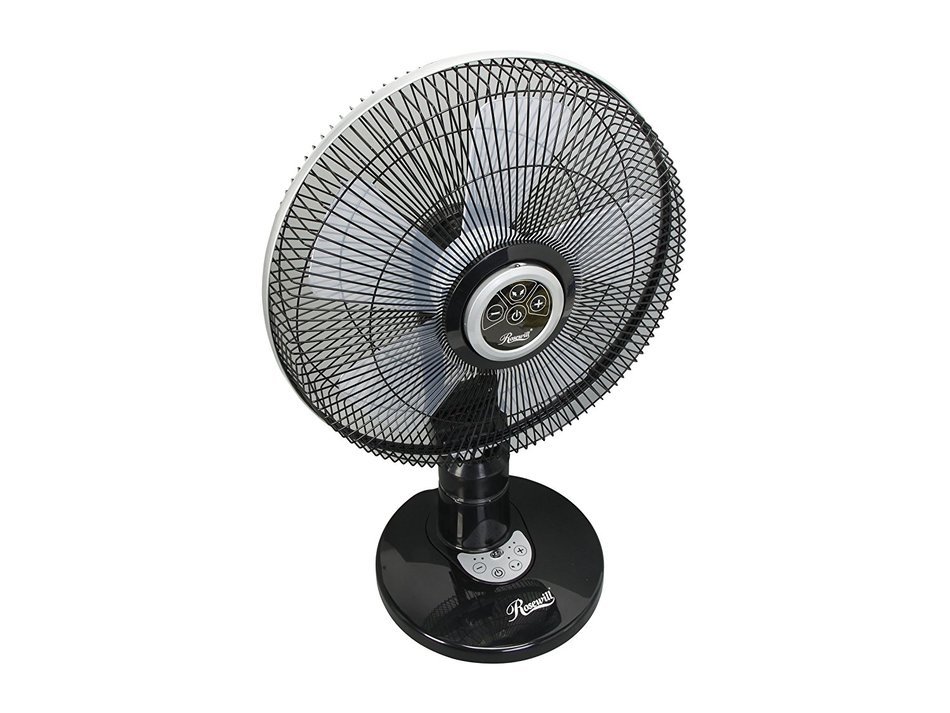 Rosewill Remote Controlled Quiet Oscillating 4-Speed 12-Inch Oscillating Table Fan with Remote Control N9