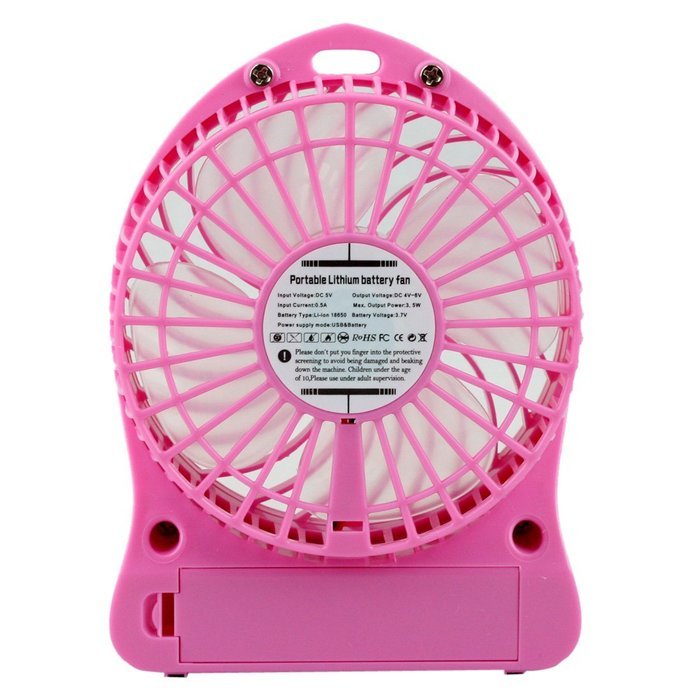 Mini Lithium Battery Fan Summer Portable Super Big Wind Operated Desk Small USB Rechargeable Battery Powered Handheld... N18