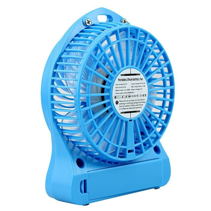 Mini Lithium Battery Fan Summer Portable Super Big Wind Operated Desk Small USB Rechargeable Battery Powered Handheld... N20