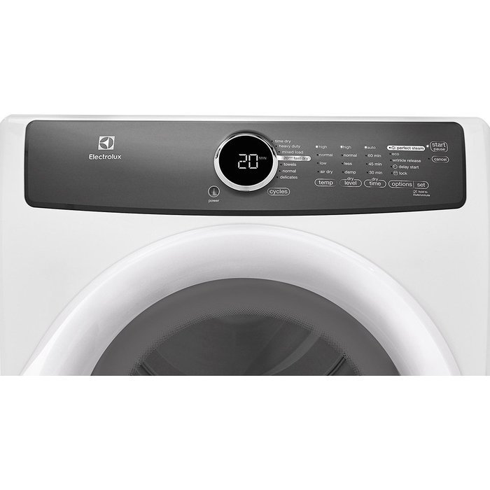 Electrolux EFMG417SIW Gas Dryer with 8.0 cu. ft. Capacity, in White