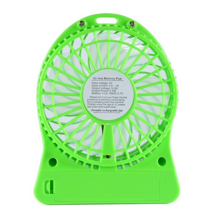 HOOYEE 4-Inch 3 Speeds Portable Mini Personal Battery Operated Fan Rechargeable Handheld Desktop Usb Fan with... N9