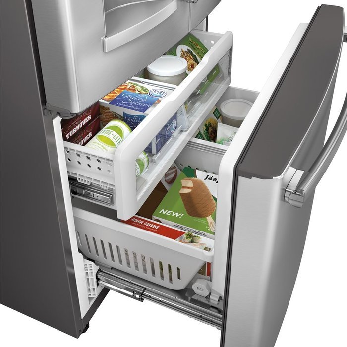 GE Stainless Steel French-Door Bottom Freezer Refrigerator N2