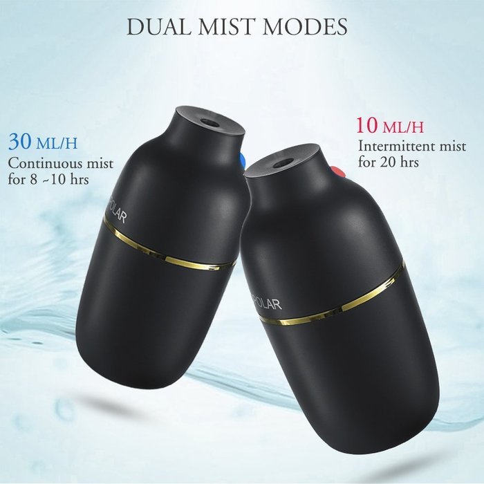 OPOLAR H02 Personal Portable Humidifier, Cool Mist Ultrasonic Humidifier, Mini USB Humidifier for Home, Office... N3