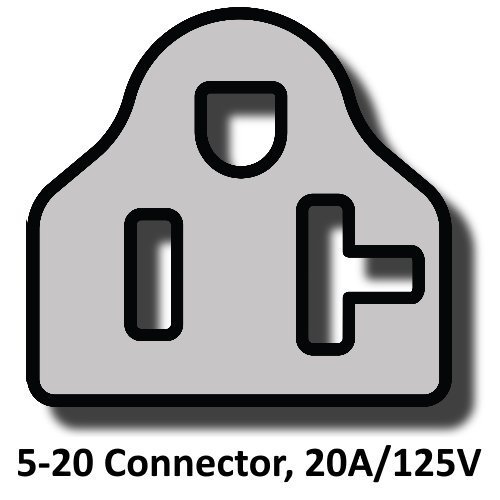 NEMA 5-20 Extension Power Cord - 25 Foot, 20A/125V, 12 AWG - UL Listed - Iron Box # IBX-1010-25M