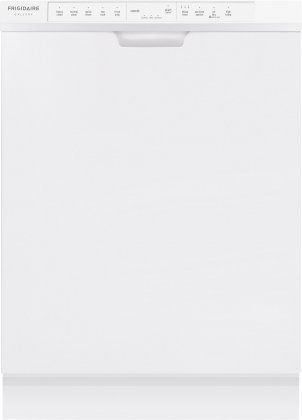 Frigidaire FGCD2444SW 24" Built In Full Console Dishwasher with 5 Wash Cycles, in White