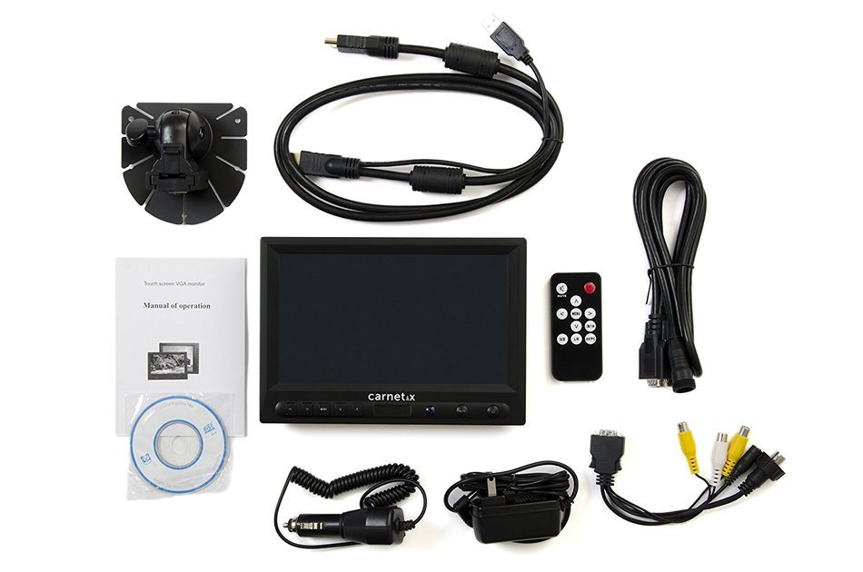 CarNetix 8" HDMI VGA Touch Screen Monitor High Brightness