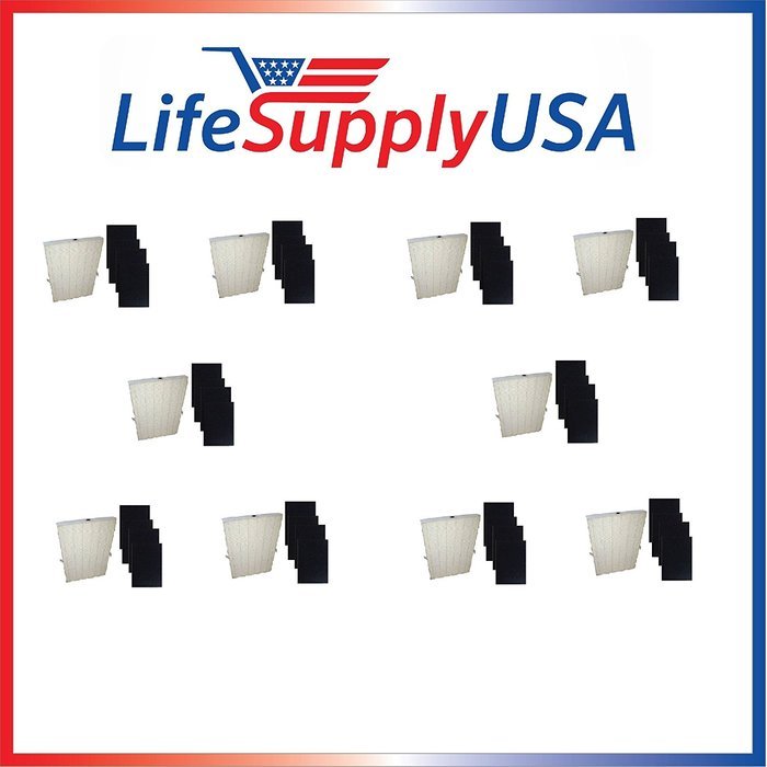 10 Pack True HEPA Plus 4 Carbon Replacement Filter for Winix 115115 Size 21 by Vacuum Savings