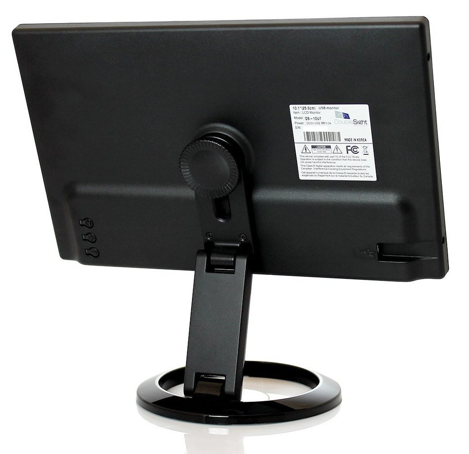 DoubleSight Smart USB Touch Screen LCD Monitor, 10" Screen, Portable No Video Card Required...