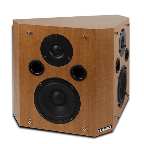 Fluance SXBP High Definition Bipolar Surround Sound Wide Dispersion Speakers for Home Theater