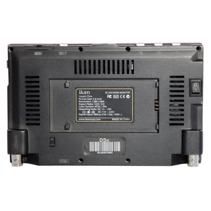 Ikan D7-DK-E6 D7 Field Monitor Deluxe Kit for Canon E6 Battery (Black)