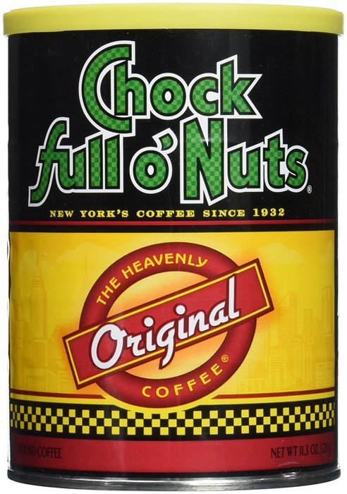 Chock full o'Nuts Coffee New York Roast Ground, 10.5 Ounce N17